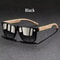 RetroSquare UV400 Luxury Sunglasses Vintage Square Frame For Men Women 7