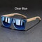 RetroSquare UV400 Luxury Sunglasses Vintage Square Frame For Men Women 9