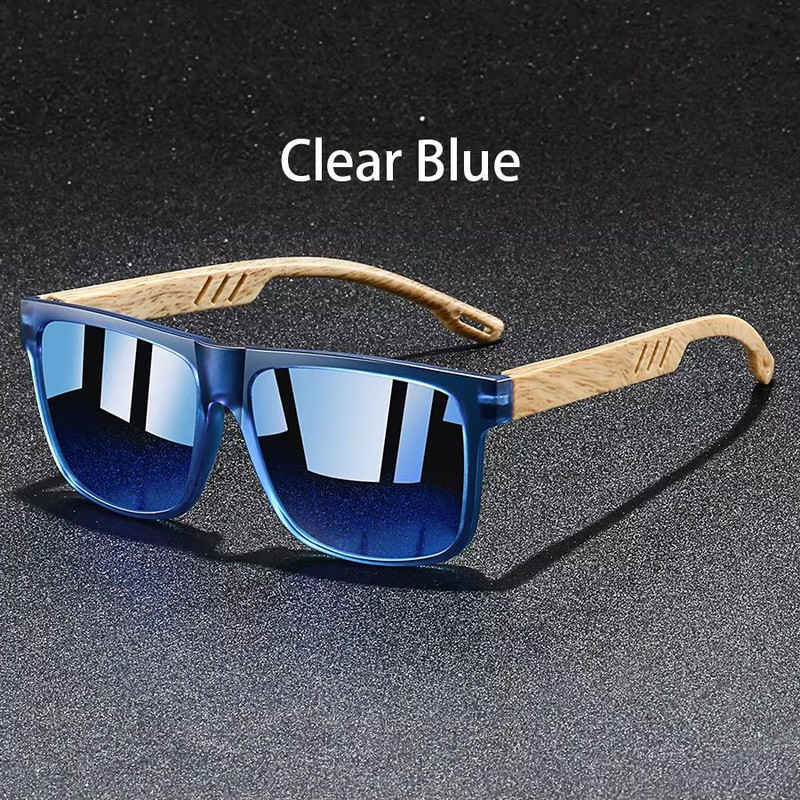 RetroSquare UV400 Luxury Sunglasses Vintage Square Frame For Men Women 9