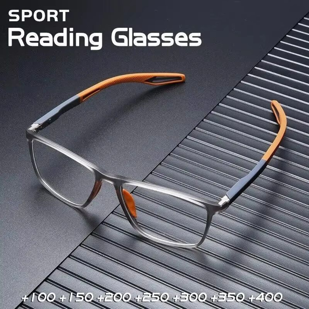 FlexRead TR90 Sport Reading Glasses AntiBlue Light Presbyopia Frames 100 To 400 1
