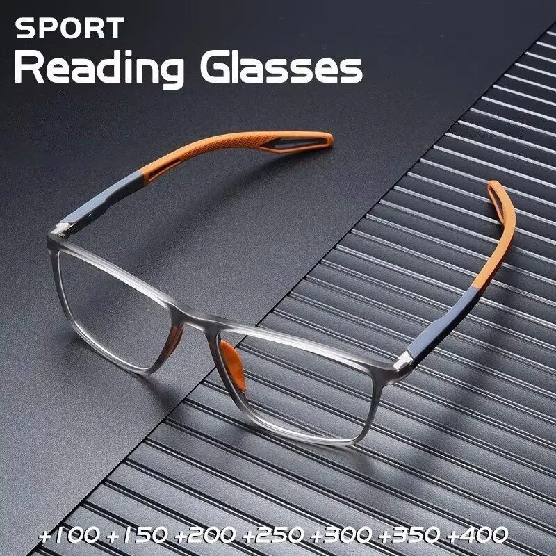 FlexRead TR90 Sport Reading Glasses AntiBlue Light Presbyopia Frames 100 To 400 1