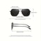 DriveShade Photochromic Polarized Square Sunglasses Metal Frame Unisex 3