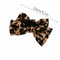 Leopard Chic Bow Hair Grab Clip Vintage Print Bow Clip For Women 4