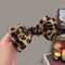 Leopard Chic Bow Hair Grab Clip Vintage Print Bow Clip For Women 6
