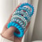 ColorTwist Jelly Coil Hair Tie Set 6Piece Vibrant Spiral Ponytail Holders 8