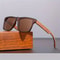 WoodGrain Square UV400 Unisex Sunglasses Daily Outdoor Eyewear 4