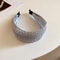 French Stripe Yarn WideEdge Headband Solid Color High Headband For Women Girls 22