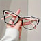 ColorBlock CatEye AntiBlue Light Reading Glasses Stylish Womens And Mens Higher Strength 1040 8