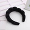 VelvetTwist HighCrown Sponge Hair Band Wide SolidColor Hair Accessory 8