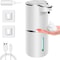 AutoFoam Touchless 380 Ml USBRechargeable Foam Soap Dispenser 4Level Adjustable For Bathroom Kitc 0