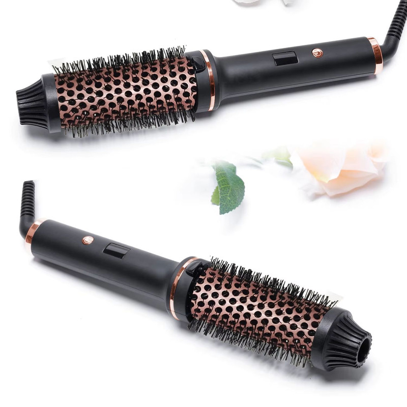 DualStyle 2in1 Rotating Brush Hair Curler And Straightener 450F 5