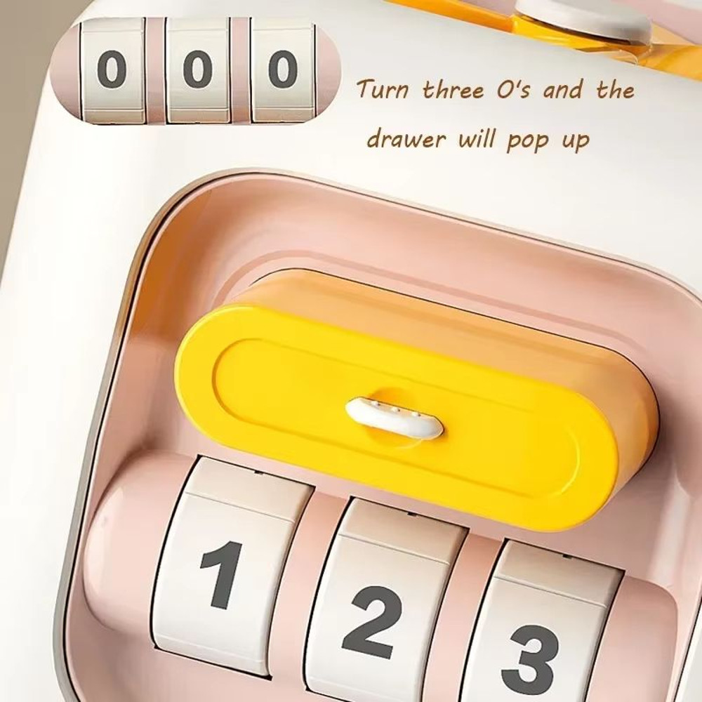 SkillCube 6in1 Montessori Sensory FineMotor Busy Board Cube Educational Toy For Boys Girls 2