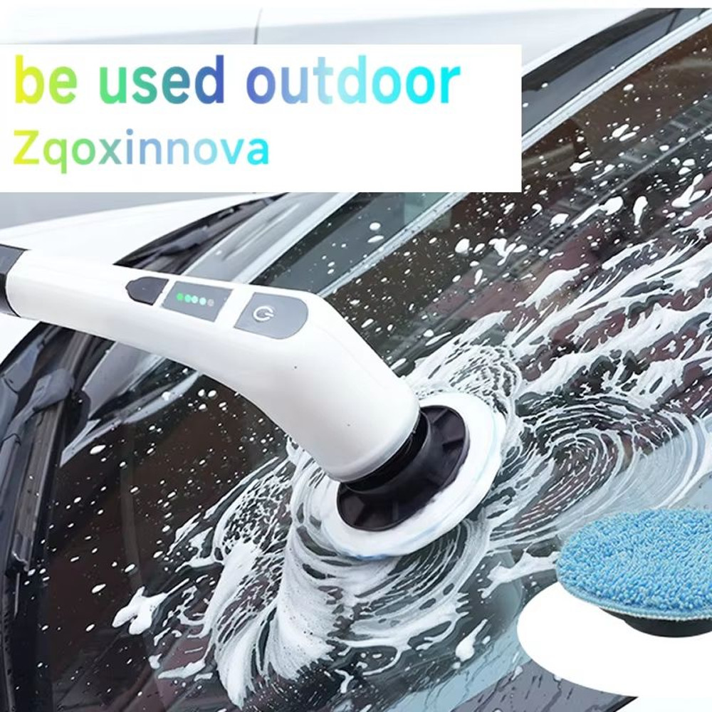 MultiSurface Cordless Electric Spin Scrubber Household Cleaning Brush For Kitchen Bath 5