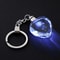 Fairy Rose Heart Crystal LED Keychain Lover Gift Bag Charm 0