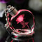 Fairy Rose Heart Crystal LED Keychain Lover Gift Bag Charm 8