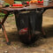 Stainless Steel Camping Trash Bag Holder Folding Garbage Bag Hanger Rack 3