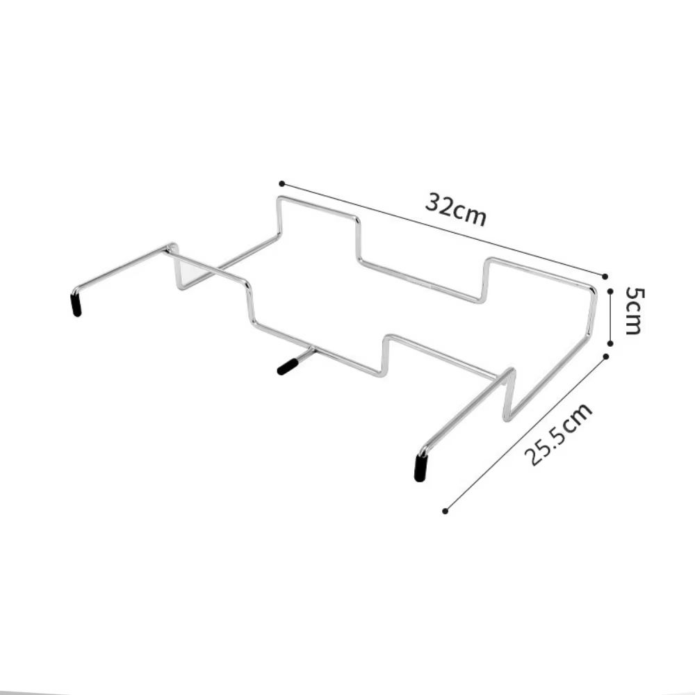 Stainless Steel Camping Trash Bag Holder Folding Garbage Bag Hanger Rack 6