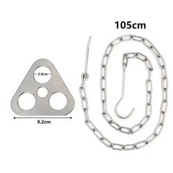 stainless steel camping tripod pot rack outdoor cooking detachable hanger