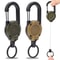 Tactical U Shaped Carabiner Keychain Clip Backpack Spring Buckle For Outdoor Gear 2