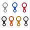 Aluminum Alloy Figure8 Ring Descender Device For Rock Climbing Safety 2