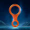 Aluminum Alloy Figure8 Ring Descender Device For Rock Climbing Safety 3