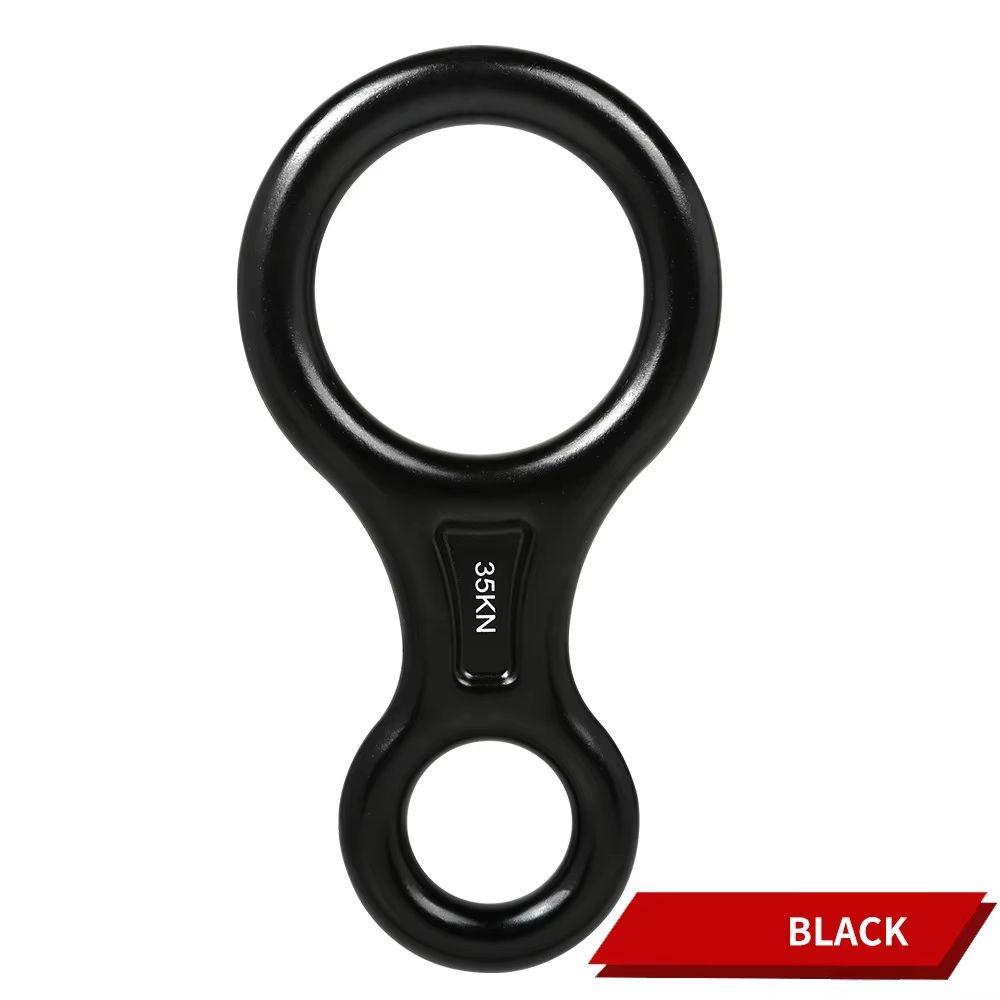 Aluminum Alloy Figure8 Ring Descender Device For Rock Climbing Safety 6