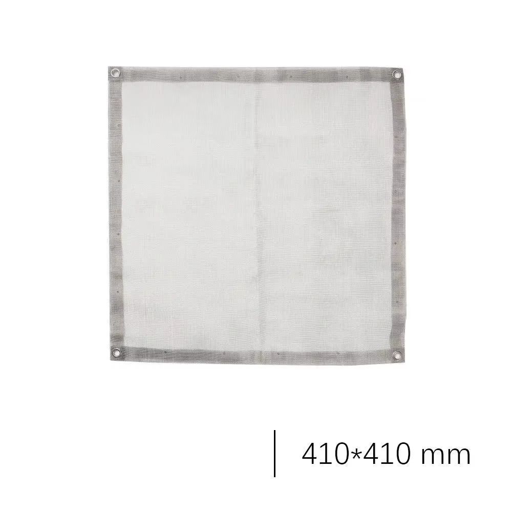 Portable Camping Fire Pit Grill Stainless Steel Mesh Wood Stove Stand Outdoor BBQ Rack 6