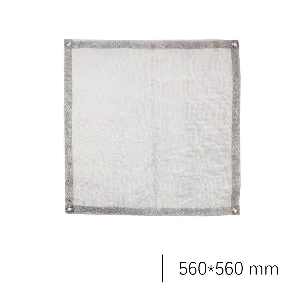 Portable Camping Fire Pit Grill Stainless Steel Mesh Wood Stove Stand Outdoor BBQ Rack 7