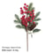 Green And Red Christmas Pine Branch Picks For DIY Holiday Decor 6