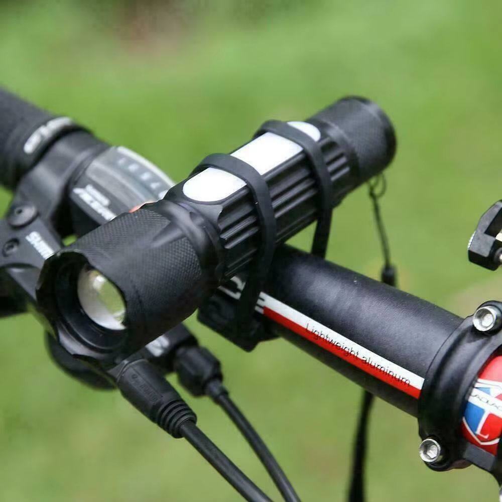 AllRide Flexible Silicone Strap Set For Bike Light Accessory Mount 1