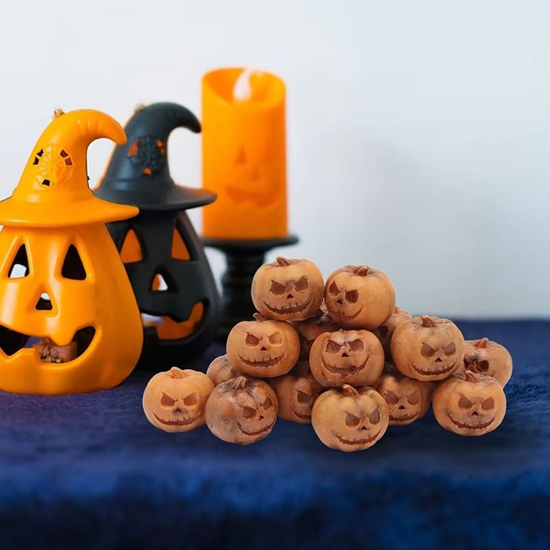 Mini Resin Pumpkin Set 20 Piece Halloween And Fall Decoration 3