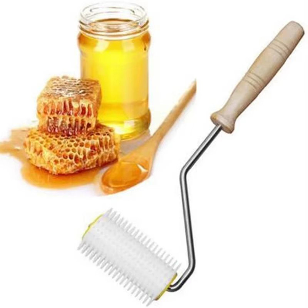 Bee Honey Uncapping Needle Roller Beekeeping Tool 3