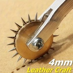 stainless steel leather overstitch marking wheel