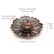 Lotus Incense Burner Metal Holder For Sticks And Cones 1