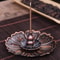 Lotus Incense Burner Metal Holder For Sticks And Cones 2