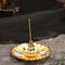 Lotus Incense Burner Metal Holder For Sticks And Cones 3