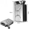 Stainless Steel Hip Flask 5 Oz With Funnel For Whiskey And Liquor 5