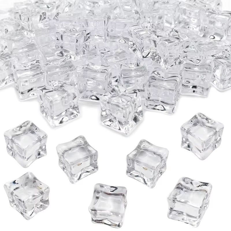 Reusable Acrylic Fake Ice Cubes For Photography And Decoration 1