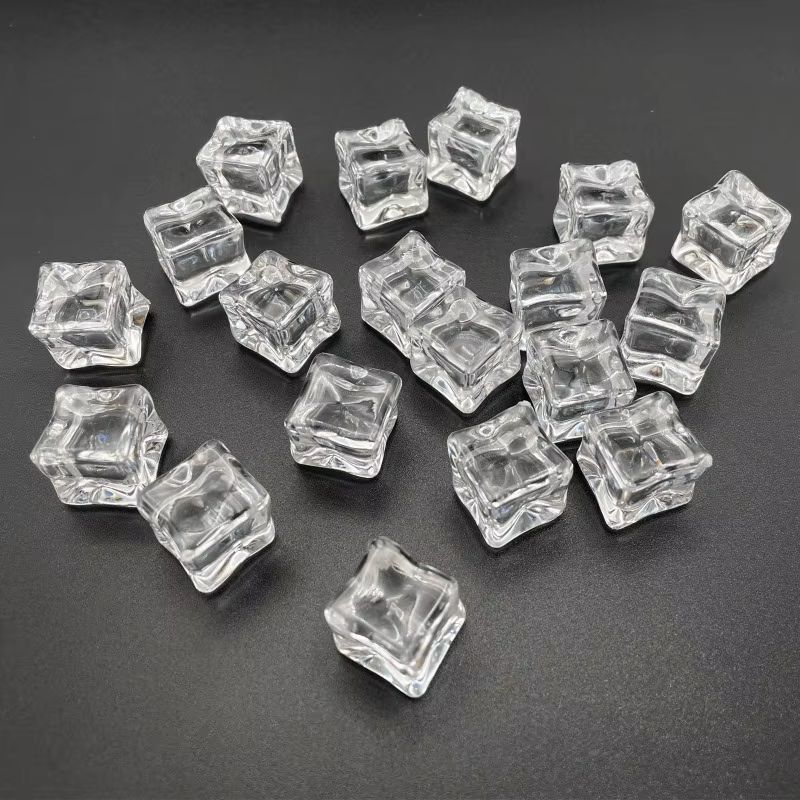 Reusable Acrylic Fake Ice Cubes For Photography And Decoration 5