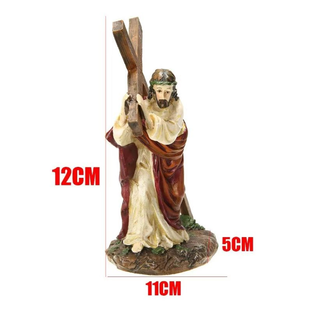 Resin Jesus Crucifix Statue Catholic Home Decor 1