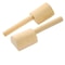 Wood Clay Patting Board Solid Wood Pottery Mallet Tool 1