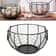 Kitchen Metal Wire Egg Basket With Farm Chicken Cover 0