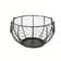 Kitchen Metal Wire Egg Basket With Farm Chicken Cover 1