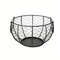 Kitchen Metal Wire Egg Basket With Farm Chicken Cover 1