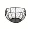Kitchen Metal Wire Egg Basket With Farm Chicken Cover 1
