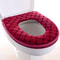 Plush Toilet Seat Cushion Winter Soft Washable Cover 2
