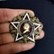 Five Point Star Marshal Commemorative Badge Brooch 0