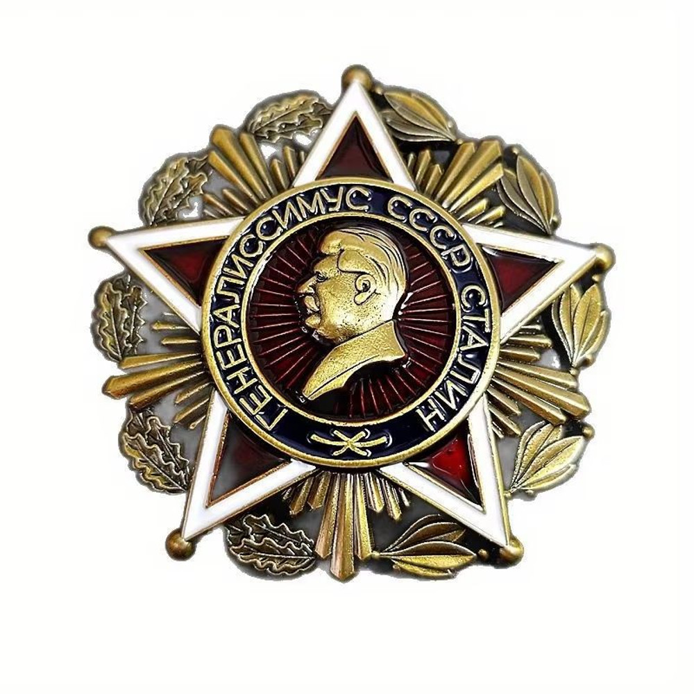 Five Point Star Marshal Commemorative Badge Brooch 5