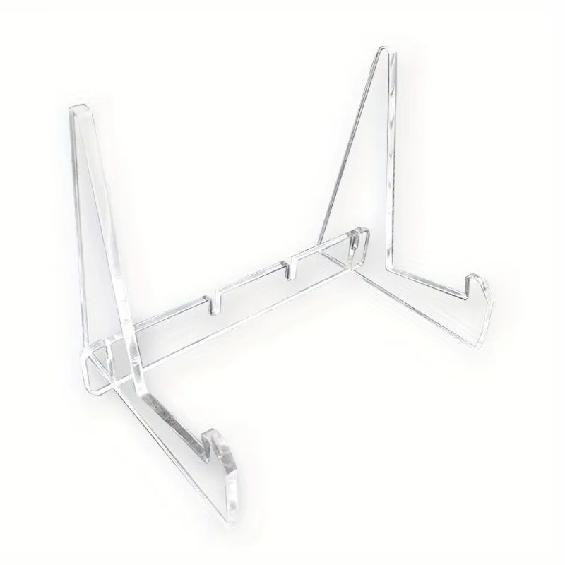 Acrylic Transparent Book Display Stand Vertical Picture Frame Bracket 1