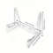 Acrylic Transparent Book Display Stand Vertical Picture Frame Bracket 2